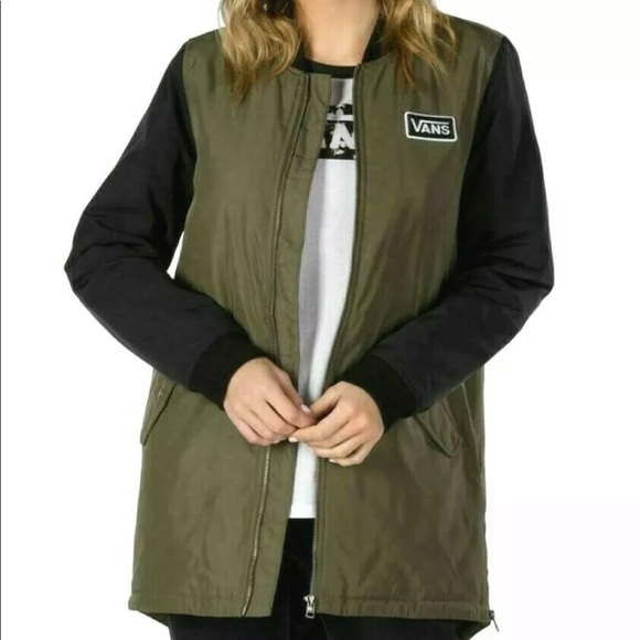 vans boom boom reversible bomber jacket
